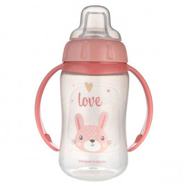 Canpol babies Преходна чаша с мек накрайник 320мл 6м+ Cute Animals 56/512