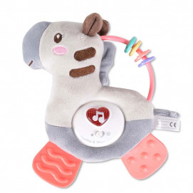 Moni Toys Музикална мека играчка ZEBRA 6м+ SL88007