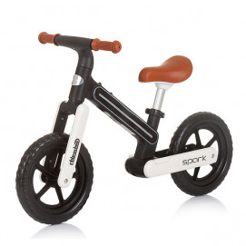 Chipolino Колело за баланс 12" СПАРК (2 год+) Черно/Бяло