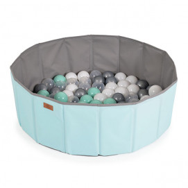 Moni Toys Сгъваем басейн с топки (7см 90бр) 12м+ Мента