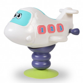 Moni Toys Бебешки музикален и светещ САМОЛЕТ 12м+ K999-139B
