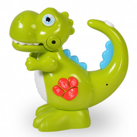 Moni Toys Бебешки музикален и светещ ДИНОЗАВЪР 12м+ K999-143