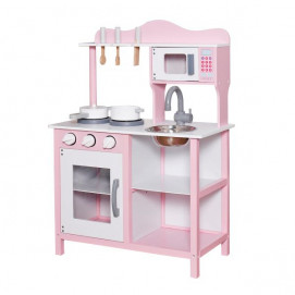 Ginger Home Детска дървена кухня 3 год+ (85 см) Розова W10C404I