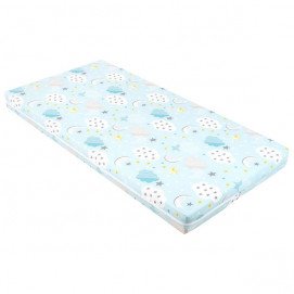 Kikkaboo Матрак FANTASIA Plus 60 х 120 х 8 см Clouds Blue