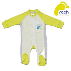 Rach Памучен гащеризон (50,56,62,68 см) SHEET Жълт