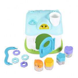 Moni Toys Сортер къща ELVISH HOUSE 18м+ Син QX-91163E