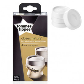 Tommee Tippee Капак за контейнери за съхранение на кърма 4 броя TT.0077