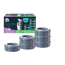 Tommee Tippee Комплект 6 броя резервни касети за хигиенен кош TWIST & CLICK TT.0217