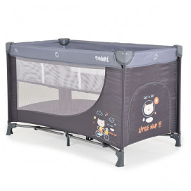 Moni Кошара за спане и игра 2 нива TOMMY Сива