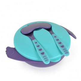 Cangaroo Купа с лъжица и вилица JELLY Син F1730