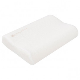 Kikkaboo Мемори вентилирана възглавница 34 x 25 x 6 см (12-36 мес) Airknit White