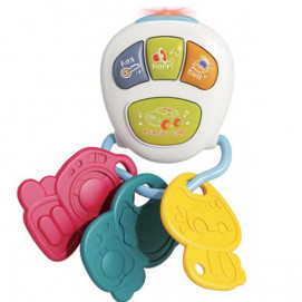 Moni Toys Музикален ключодържател CAR KEY 855-73A Бял