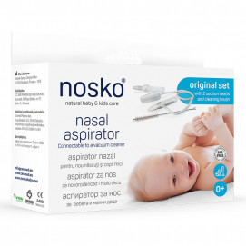 Nosko Аспиратор за нос SET с два накрайника и четка за почистване