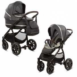 Noordi Бебешка комбинирана количка SOLE 2в1 Black
