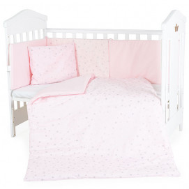 Moni Спален комплект 6 части 120х60 NOOK Pink stars