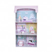Moni Toys Дървена къща за кукли с обзавеждане ANNA 52.3x27x95см 4121 от Пакостник