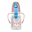 Canpol babies Шише с дръжки 120 мл CUTE ANIMALS тясно гърло Розово 11/823 от Пакостник