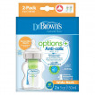Dr.Brown's Шише 2 броя 150 мл Anti-Colic Options+ широко гърло от Пакостник