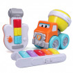 Bburago Junior Комплект Drive 'N Rock строителeн камион с батерии и 3 инструмента 16-89034 от Пакостник
