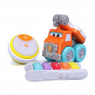 Bburago Junior Комплект Drive 'N Rock строителeн камион с батерии и 3 инструмента 16-89034 от Пакостник