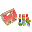 Moni Toys Дървена образователна къща с животни 19.7x18x17.4см 2044 от Пакостник
