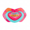 Canpol babies Симетрични силиконови залъгалки 0-6м 2 броя NEON LOVE Розови 22/652 от Пакостник
