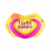 Canpol babies Симетрични силиконови залъгалки 0-6м 2 броя NEON LOVE Розови 22/652 от Пакостник