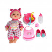 Moni Toys Кукла 31 см пишкаща с обувки и лигавник 8261 от Пакостник