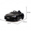 Moni Акумулаторна кола 12V с дистанционно AUDI RS E-TRON EVA гуми (2-6 год) Черна 6888 от Пакостник