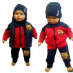 KidSport Детски спортен комплект БАРСЕЛОНА Червен (62,80/86,158,164,170 см) от Пакостник