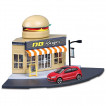 Bburago Junior Street Fire City - Заведение за бързо хранене 1/43 18-31504 от Пакостник