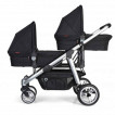 Topmark Количка за близнаци 2 COMBI DUO BUGGY Black от Пакостник