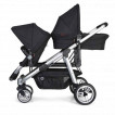 Topmark Количка за близнаци 2 COMBI DUO BUGGY Black от Пакостник