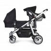 Topmark Количка за близнаци 2 COMBI DUO BUGGY Black от Пакостник