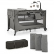 KinderKraft Бебешка кошара JOY FULL 2 с аксесоари Тъмносива от Пакостник
