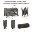 KinderKraft Бебешка кошара JOY FULL 2 с аксесоари Тъмносива от Пакостник