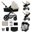 KinderKraft Бебешка количка 3в1 MOOV 2 (до 22 кг) Moonlight Grey от Пакостник