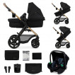 KinderKraft Бебешка количка 3в1 MOOV 2 (до 22 кг) Pure Black от Пакостник
