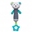 Canpol babies Плюшена играчка пискун с чесалка BEAR 0м+ Сива 68/055 от Пакостник