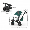 KinderKraft Детска триколка 6в1 SPINSTEP 2 PLUS 9м+ Зелена от Пакостник