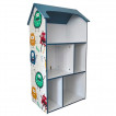 Ginger Home Дървена етажерка за съхранение на играчки и книжки Къщичка MONSTER 3 год+ TF5865 от Пакостник