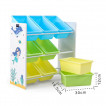 Ginger Home Дървена етажерка - органайзер за играчки и книжки РУСАЛКА (3 год+) JWTR-3183 от Пакостник
