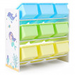 Ginger Home Дървена етажерка - органайзер за играчки и книжки РУСАЛКА (3 год+) JWTR-3183 от Пакостник