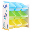 Ginger Home Дървена етажерка - органайзер за играчки и книжки РУСАЛКА (3 год+) JWTR-3183 от Пакостник