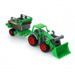 Polesie Toys Трактор FARMER с предно гребло и ремарке 58см 46505 от Пакостник
