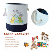 Ginger Home Кош за Играчки, Дрехи, Пране, Сгъваем, с Удобни Дръжки , за Детска стая, Спалня, Дневна - DINO GH-KQ04 от Пакостник