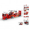 Jin Jia Toys Пожарна 54 см с кола и хеликоптер (звук и светлини) 666-67F от Пакостник