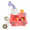 Moni Toys Играчка за прохождане 3в1 HAPPY TRAIN с музика и светлини 6м+ Розова от Пакостник