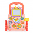Moni Toys Играчка за прохождане с магнитна дъска и музика 12м+ СЛОНЧЕ Розова HE0811 от Пакостник