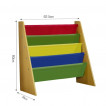 Ginger Home Дървена етажерка - органайзер за книги и играчки COLORS 3 год+ JWTR-3029-C от Пакостник